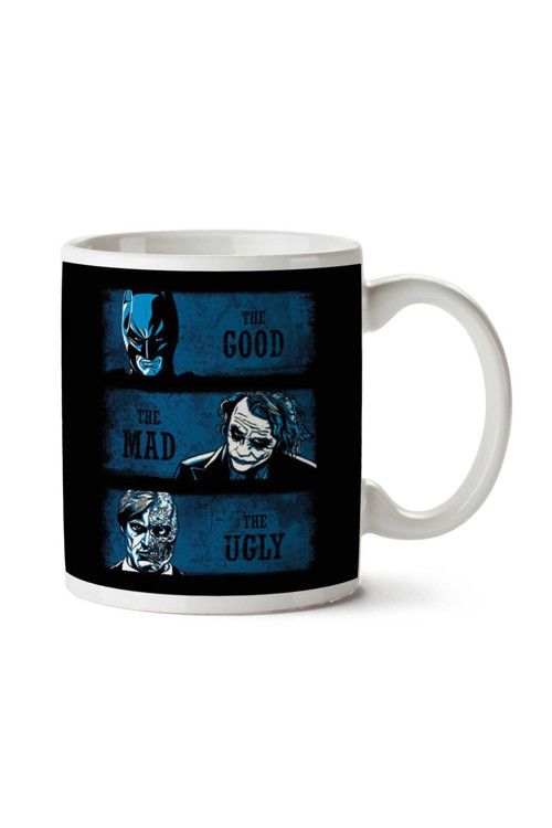 Art hedi̇ye Dark Knight The Good The Bad And The Ugly İki Tarafı Baskılı Kupa Bardak