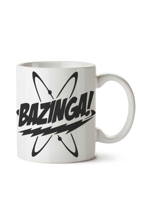 Art hedi̇ye Bazinga Bazinga.png iki Tarafı Baskılı Kupa Bardak
