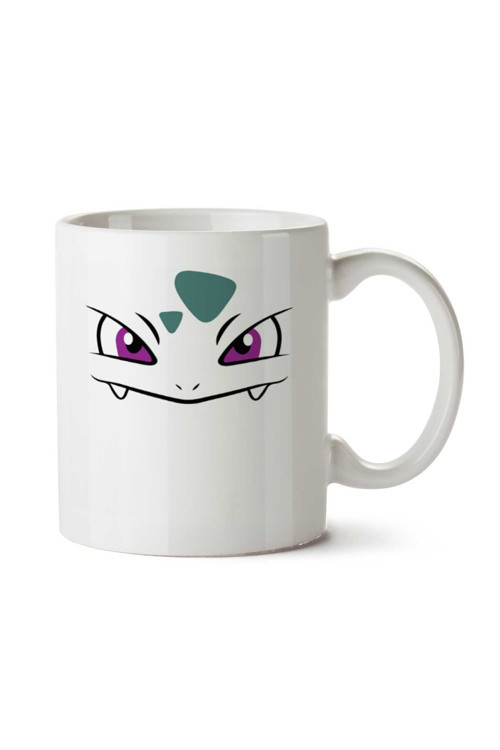 Art hedi̇ye Bulbasauro Pokemon.png iki Tarafı Baskılı Kupa Bardak