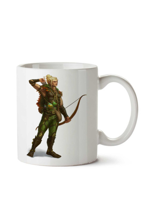 Art hedi̇ye Elf-PNG-Pic İki Tarafı Baskılı Kupa Bardak