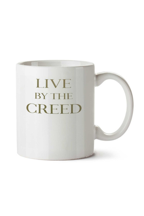 Art hedi̇ye Assassin's Creed - Live by the creed.png iki Tarafı Baskılı Kupa Bardak