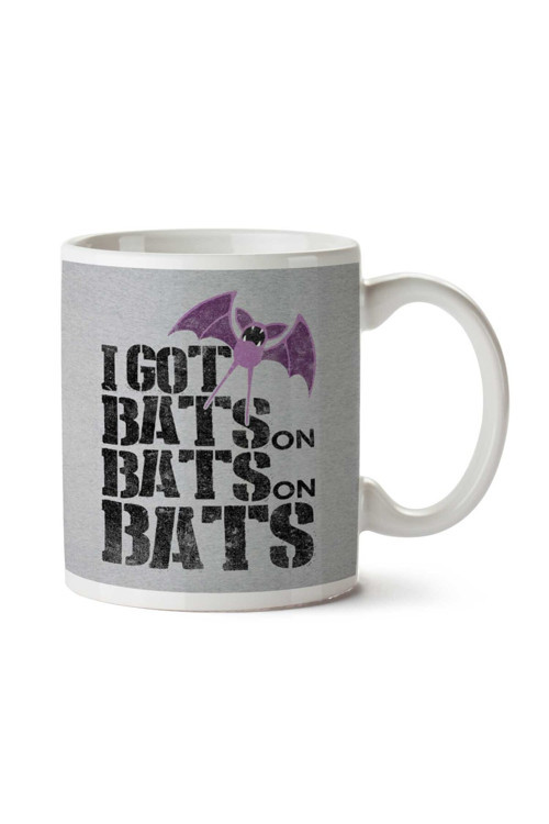 Art hedi̇ye I Got Bats On Bats On Bats Zubat Pokemon İki Tarafı Baskılı Kupa Bardak