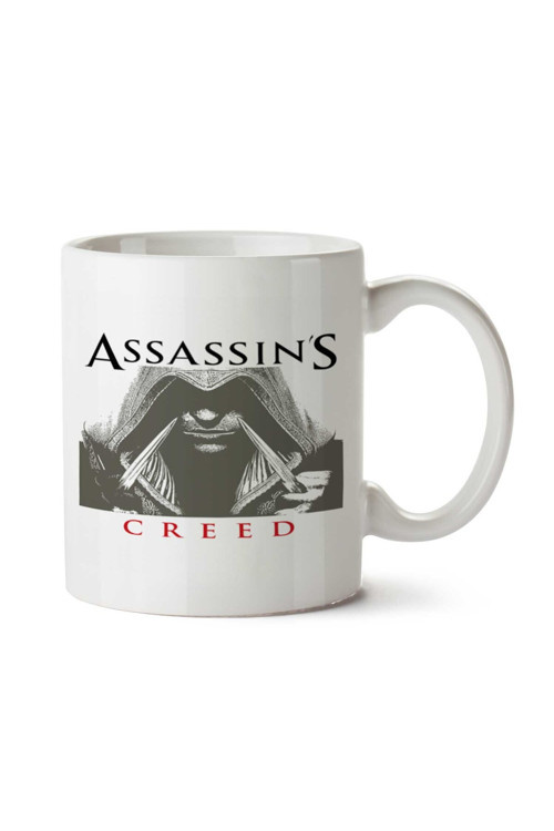 Art hedi̇ye Assassins Creed Görsel.png iki Tarafı Baskılı Kupa Bardak