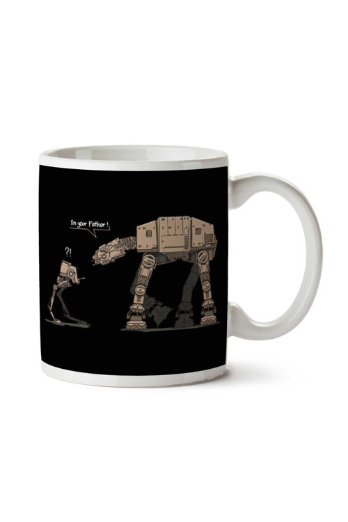 Art hedi̇ye Star Wars ATAT ATDP I am Your Father İki Tarafı Baskılı Kupa Bardak