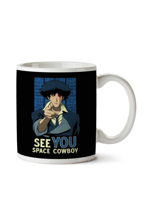 Art hedi̇ye Unkle Spike Kovboy Bebop İki Tarafı Baskılı Kupa Bardak