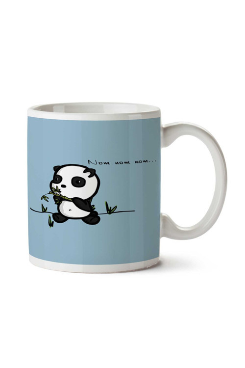 Art hedi̇ye Panda Nom Nom İki Tarafı Baskılı Kupa Bardak