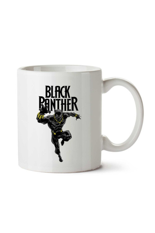 Art hedi̇ye Black Panther T Challa Claws.png iki Tarafı Baskılı Kupa Bardak