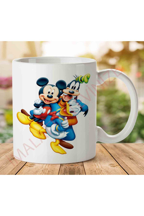 Art hedi̇ye Goofy-High-Quality-PNG İki Tarafı Baskılı Kupa Bardak.jpg