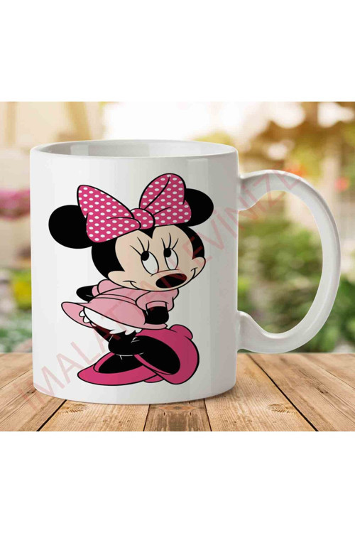 Art hedi̇ye Minnie-Mouse-PNG-HD İki Tarafı Baskılı Kupa Bardak.jpg