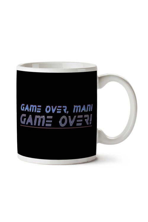 Art hedi̇ye Game Over Man Bill Paxton Aliens İki Tarafı Baskılı Kupa Bardak