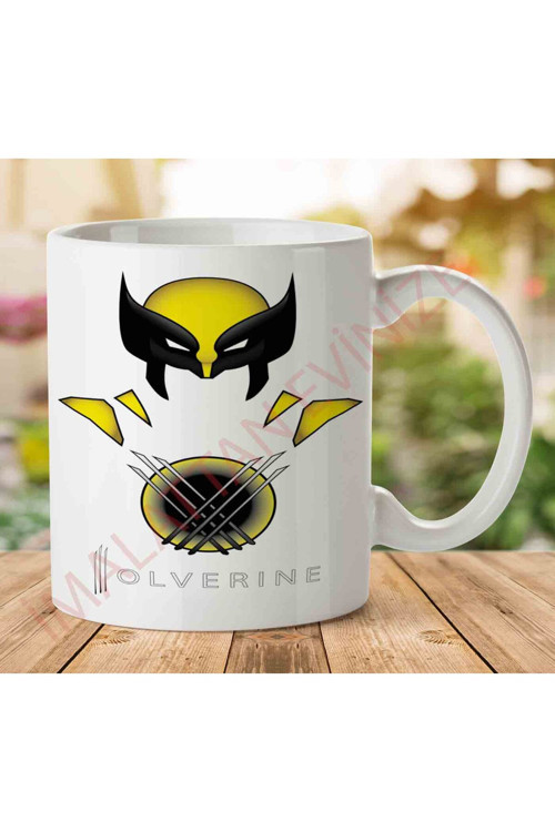 Art hedi̇ye 1-1275 Wolverine Fem İki Tarafı Baskılı Kupa Bardak.jpg