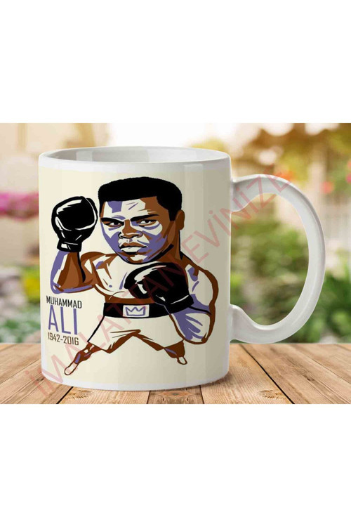 Art hedi̇ye Muhammed Ali Boks İki Tarafı Baskılı Kupa Bardak.jpg
