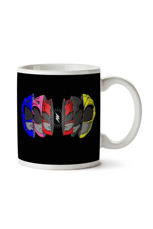 Art hedi̇ye Power Pops Power Rangers İki Tarafı Baskılı Kupa Bardak