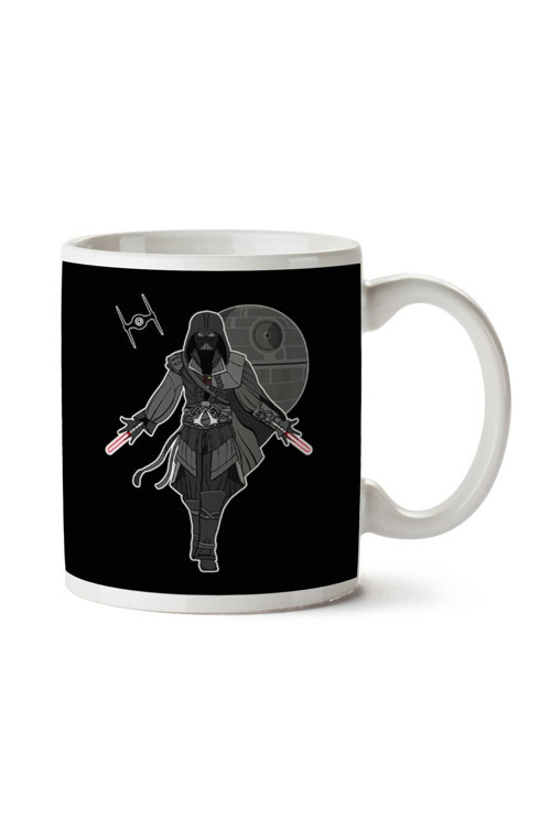 Art hedi̇ye Assassin Vader Darth Creed Star Wars İki Tarafı Baskılı Kupa Bardak