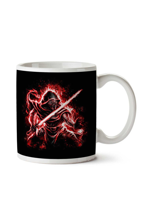 Art hedi̇ye Kylo Ren Star Wars The Force Awakens İki Tarafı Baskılı Kupa Bardak