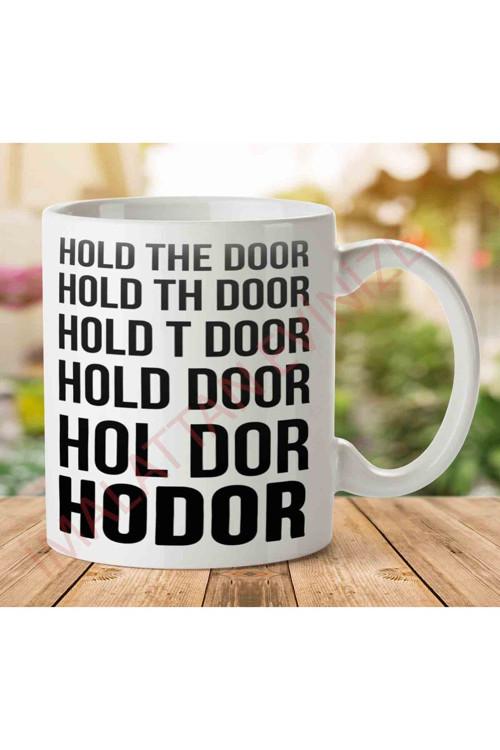 Art hedi̇ye 1-1057 Hodor İki Tarafı Baskılı Kupa Bardak.jpg