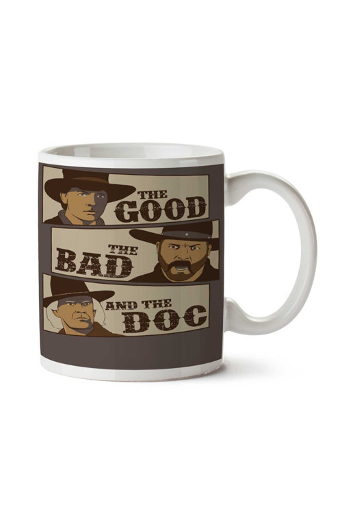 Art hedi̇ye The Good, The Bad, And The Doc İki Tarafı Baskılı Kupa Bardak