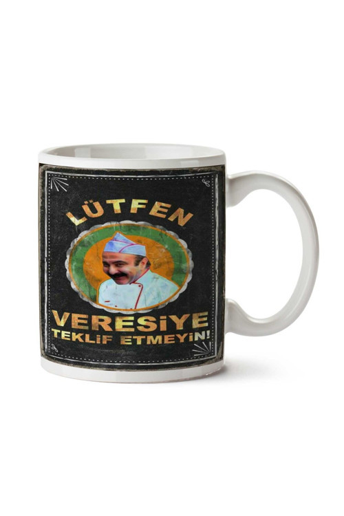 Art hedi̇ye Erdal Bakkal Lütfen Versiye Teklf Etmeyin İki Tarafı Baskılı Kupa Bardak