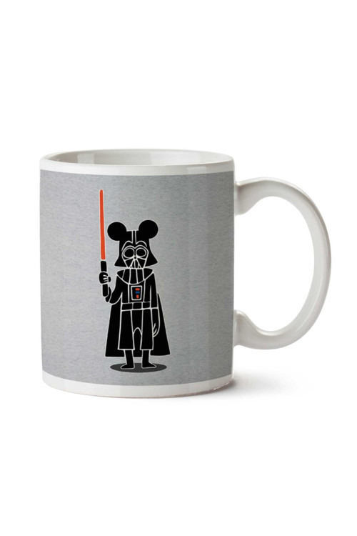 Art hedi̇ye Darth Vader Mouse Mickey Star Wars Disney İki Tarafı Baskılı Kupa Bardak