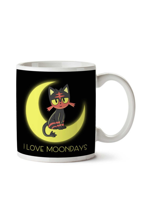 Art hedi̇ye I Love Moondays Ay Günlerini Seviyorum İki Tarafı Baskılı Kupa Bardak