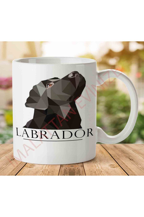 Art hedi̇ye 1-1115 Labrador Black İki Tarafı Baskılı Kupa Bardak.jpg