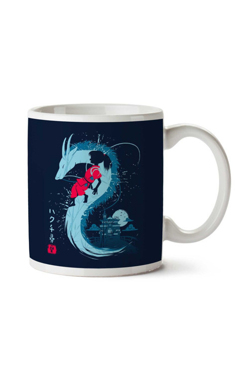 Art hedi̇ye Spirit Dragon İki Tarafı Baskılı Kupa Bardak