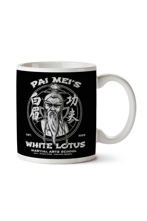 Art hedi̇ye Pai Meis White Lotus Kill Bill İki Tarafı Baskılı Kupa Bardak