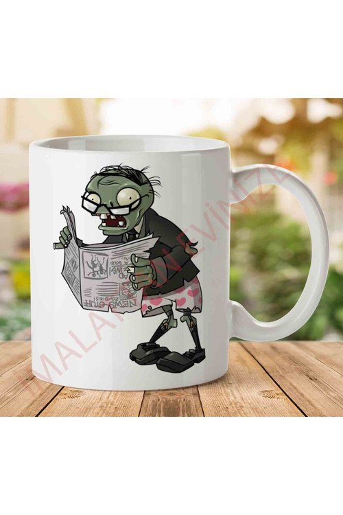Art hedi̇ye Zombie-Transparent İki Tarafı Baskılı Kupa Bardak.jpg