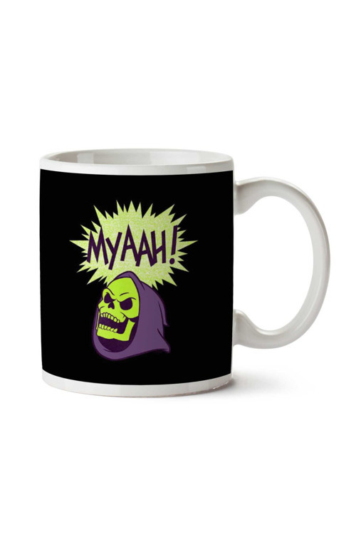 Art hedi̇ye Skeletor Head Masters of the Universe He Man İki Tarafı Baskılı Kupa Bardak