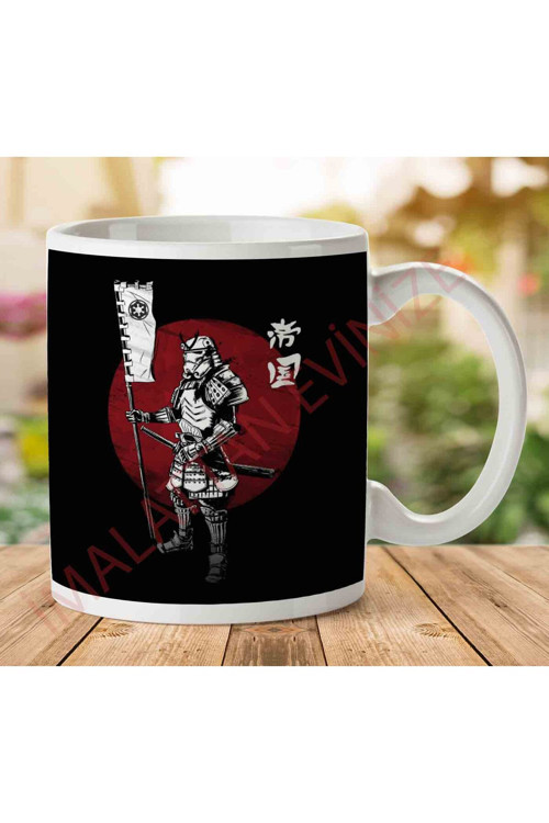 Art hedi̇ye 1-2066 Star Wars Samurai Empire İki Tarafı Baskılı Kupa Bardak.jpg