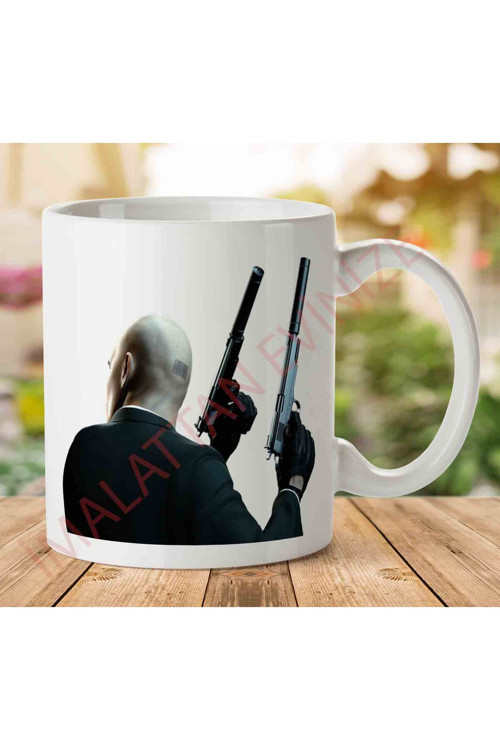 Art hedi̇ye Hitman-PNG-Picture İki Tarafı Baskılı Kupa Bardak.jpg
