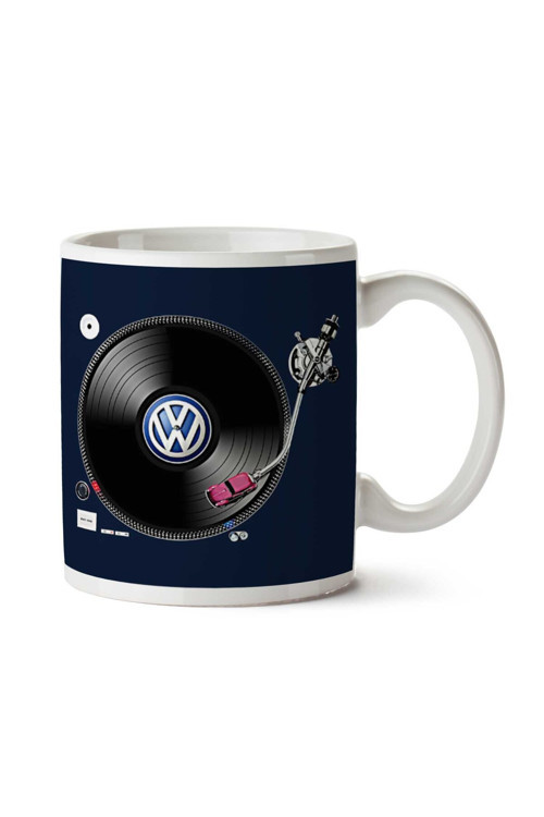 Art hedi̇ye VW Tuning Vinyl Player İki Tarafı Baskılı Kupa Bardak