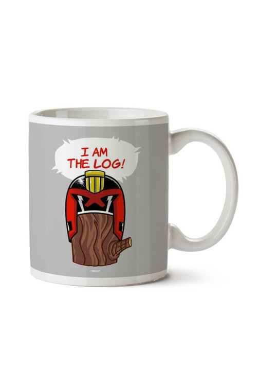 Art hedi̇ye Judge Dread I Am The Log İki Tarafı Baskılı Kupa Bardak