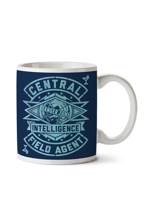 Art hedi̇ye Central Intelligence Field Agent Danger Zone Archer İki Tarafı Baskılı Kupa Bardak