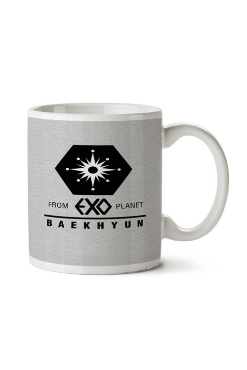 Art hedi̇ye EXO BAEKHYUN İki Tarafı Baskılı Kupa Bardak