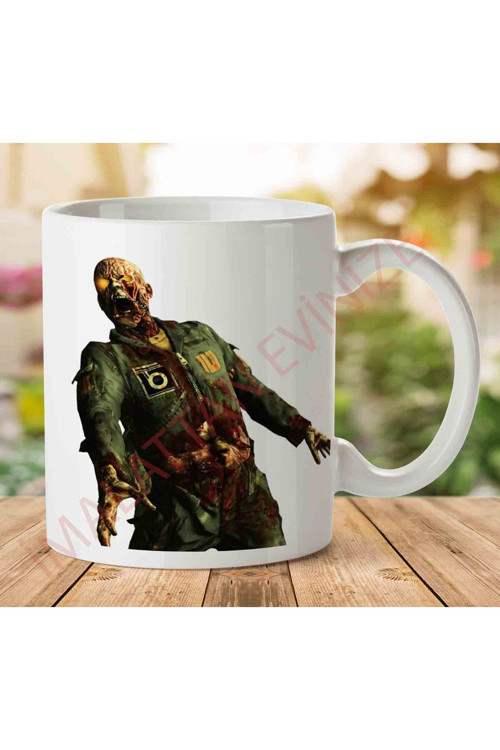 Art hedi̇ye Zombie İki Tarafı Baskılı Kupa Bardak.jpg