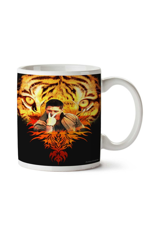 Art hedi̇ye Jensen's eye of the tiger İki Tarafı Baskılı Kupa Bardak