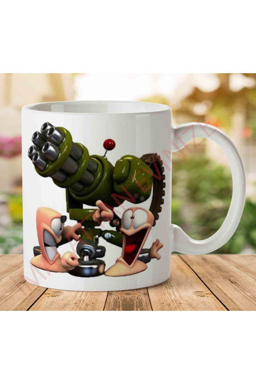 Art hedi̇ye Worms İki Tarafı Baskılı Kupa Bardak.jpg