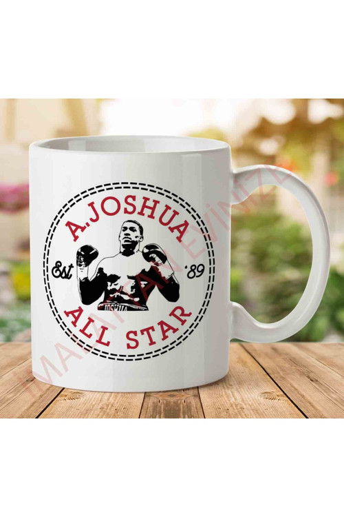 Art hedi̇ye Anthony Joshua All Star Converse Logo İki Tarafı Baskılı Kupa Bardak.jpg