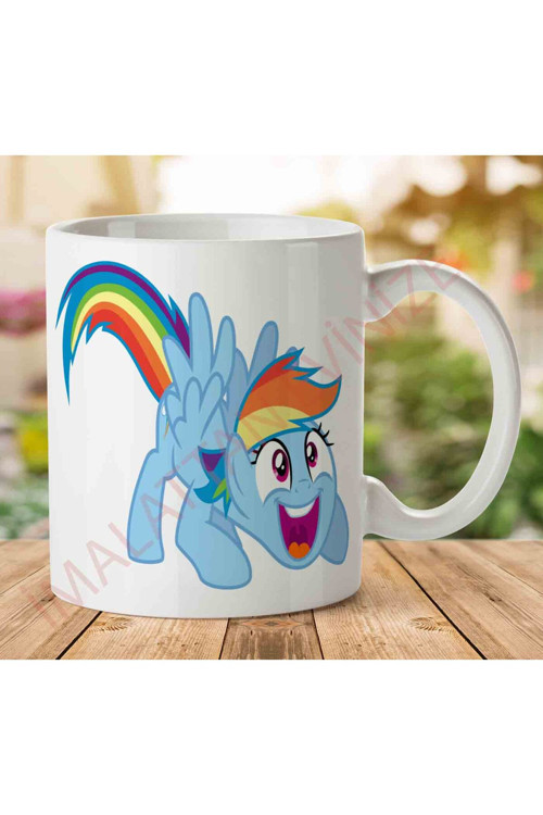 Art hedi̇ye A2477 My Little Pony İki Tarafı Baskılı Kupa Bardak.jpg