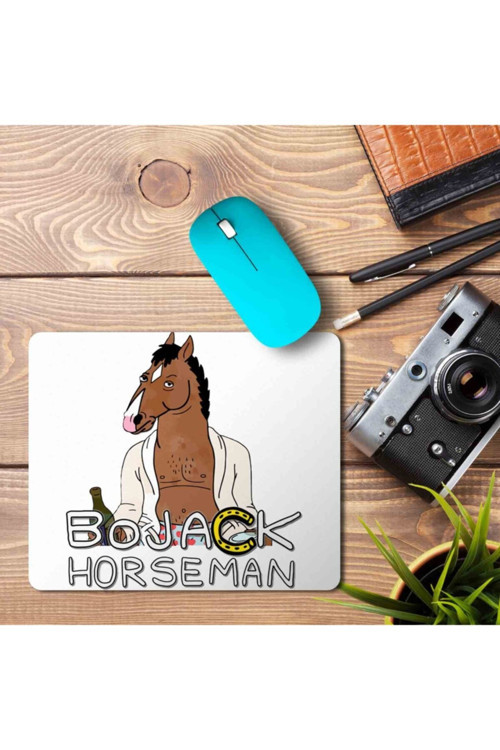 Art hedi̇ye Bojack Horseman Beyaz Mouse Pad Mousepad