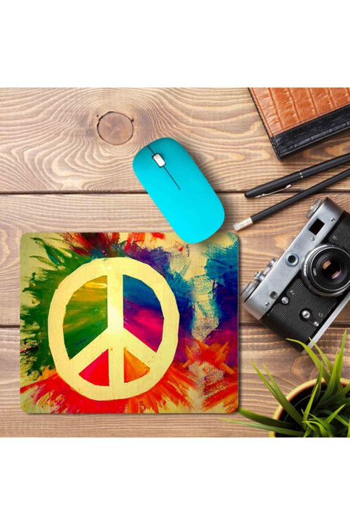 Art hedi̇ye Peace Barış Sembol Logo Mouse Pad Mousepad