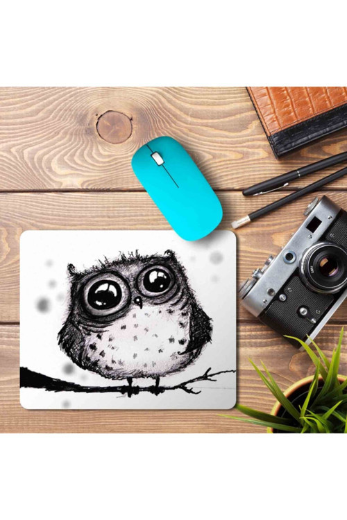 Art hedi̇ye Hüzünlü Baykuş Mouse Pad Mousepad