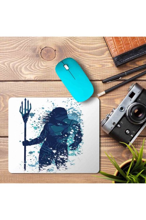 Art hedi̇ye Arthur Curry Silhouette Tasarımlı Baskılı Mouse Pad Mousepad Uyumlu