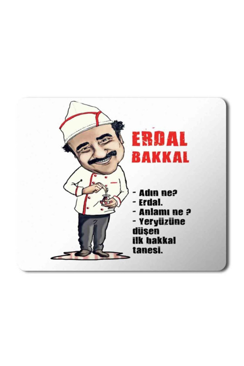 Art hedi̇ye Erdal Bakkal Yazı Mouse Pad Mousepad