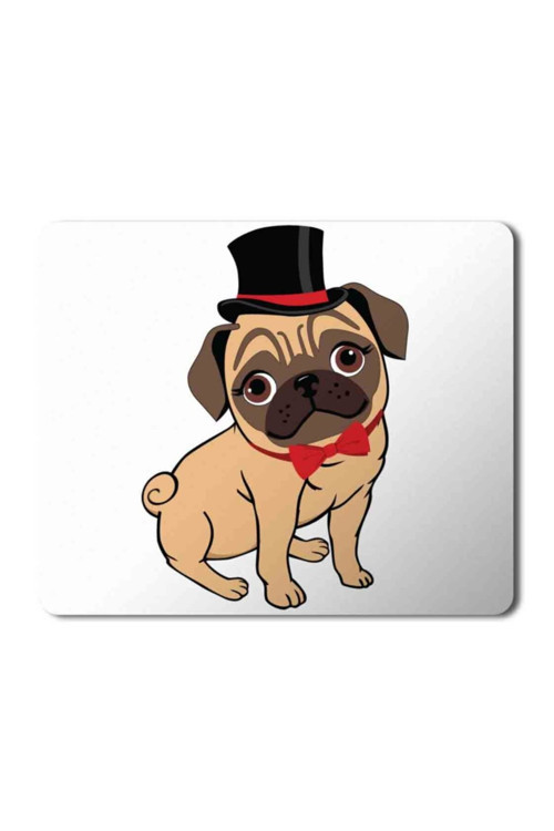 Art hedi̇ye Pug Puppy Canidae Toy Dog Köpek Mouse Pad Mousepad