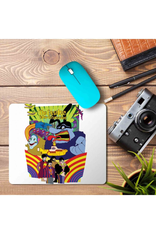 Art hedi̇ye Beatles Yellow Submarine Mouse Pad Mousepad
