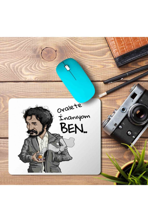 Art hedi̇ye Behzat Ç Hayalet Oralete Inanıyom Ben Mouse Pad Mousepad