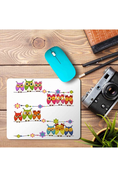 Art hedi̇ye Baykuşlar Baskılı Mouse Pad Mousepad Baskılı Mouse Pad Mousepad.jpg