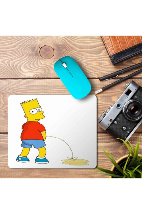 Art hedi̇ye Bart Simpson Homer Simpson The Simpsons Mouse Pad Mousepad